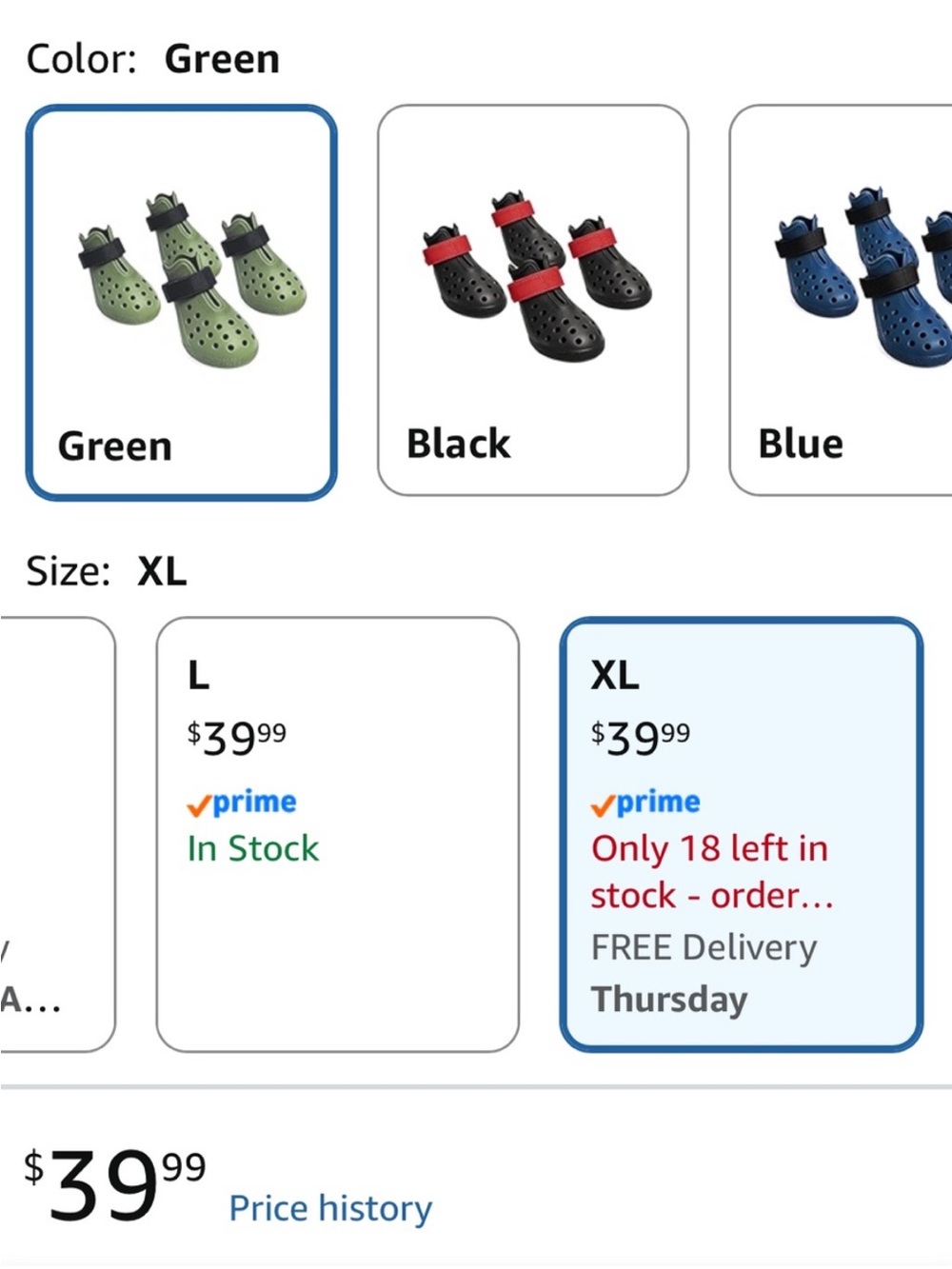 Dog Shoes for Hot Pavement Comfortable Paw Protection
Size XL Green Booties Rain - Picture 14 of 14